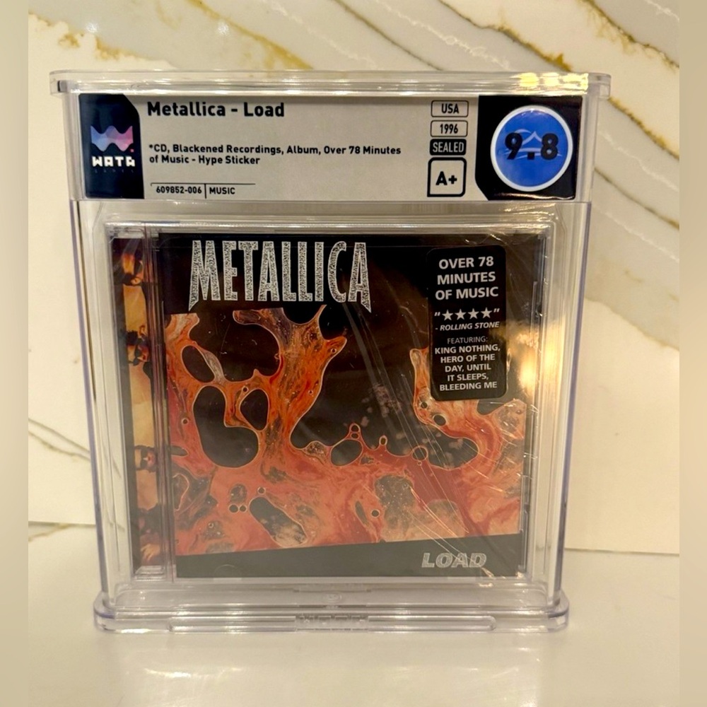 Metallica Load CD Factory Sealed New 1996 Wata 9.8 A+ W/ Hype Sticker